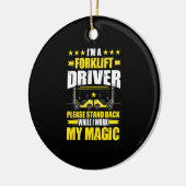 Ik ben een vorkhefschroevendraaier, sta alsjeblief keramisch ornament (Links)