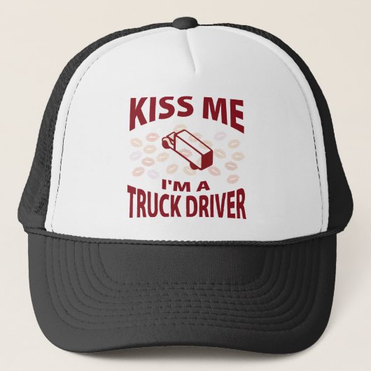 Ik ben een vrachtwagenchauffeur. trucker pet (Voorkant)