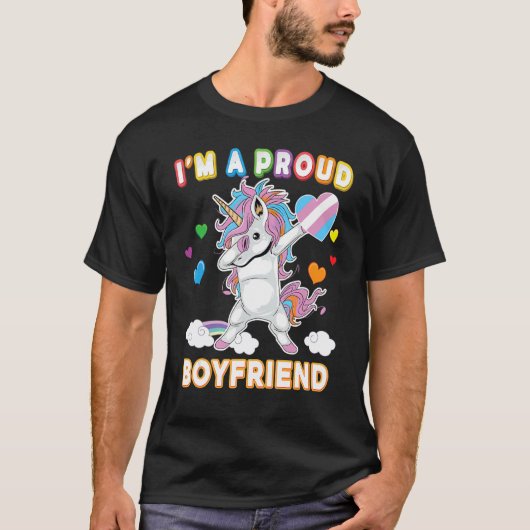 Ik ben een vriend van Proud Transgender Lgbt Pride T-shirt (Voorkant)