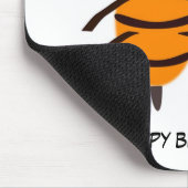 Ik ben een vrolijk bezige bij! muismat (Hoek)