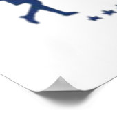 Ik ben een vrouw die mij ziet stemmen poster (Hoek)