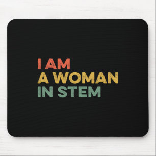 Ik ben een vrouw in de stam van de feministische W Muismat