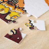 Ik ben een vulkaan klaar om uit te barsten legpuzzel (Zijkant)