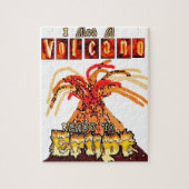 Ik ben een vulkaan klaar om uit te barsten legpuzzel (Verticaal)