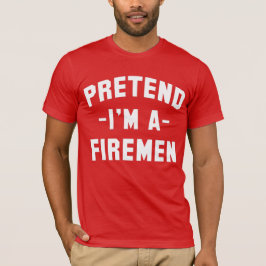 Ik ben een Vuurman Funny Halloween T-shirt