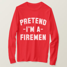 Ik ben een Vuurman Funny Halloween T-shirt