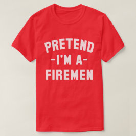 Ik ben een Vuurman Funny Halloween T-shirt