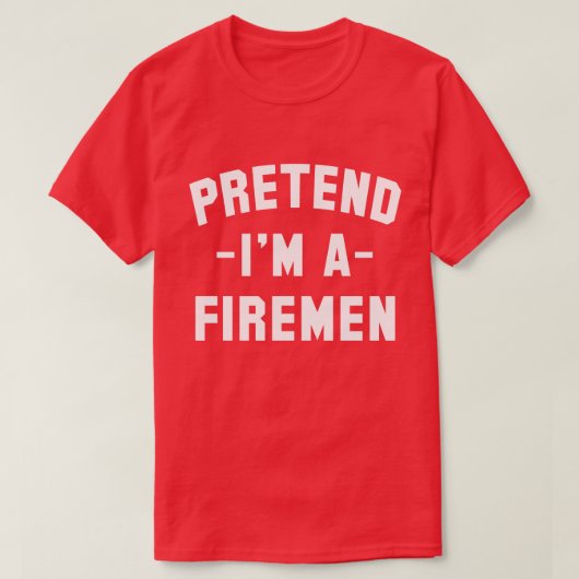 Ik ben een Vuurman Funny Halloween T-shirt (Design voorkant)