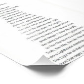 Ik ben een vuurtorengedicht van Marius Alexandru Foto Afdruk (Hoek)