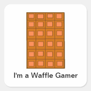 "Ik ben een Waggle Gamer" Stickers