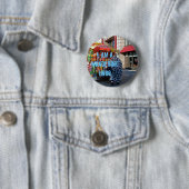 Ik ben een Wandering Hobo Ronde Button 5,7 Cm (In situ)