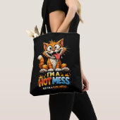 Ik ben een warboel tote bag (Dichtbij)