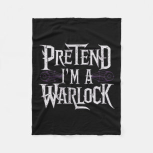 Ik ben een Warlock Fleece Deken