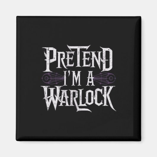 Ik ben een Warlock Magneet (Voorkant)