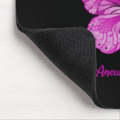 Ik ben een Warrior Brain Aneurysm Awareness 1 Muismat (Hoek)