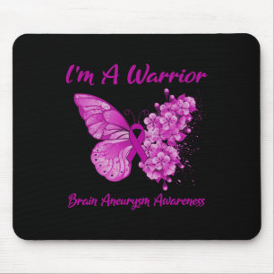 Ik ben een Warrior Brain Aneurysm Awareness 1 Muismat