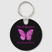 Ik ben een Warrior Brain Aneurysm Awareness 1 Sleutelhanger (Voorkant)
