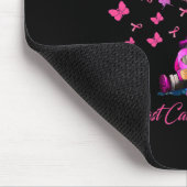 Ik ben een Warrior Breast Cancer Awareness Gnomes Muismat (Hoek)