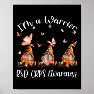 Ik ben een Warrior RSD CRPS Awareness Gnomen Poster