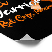 Ik ben een Warrior Rsd Crps Bewustheid Poster (Hoek)