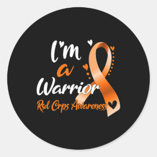 Ik ben een Warrior Rsd Crps Bewustheid Ronde Sticker