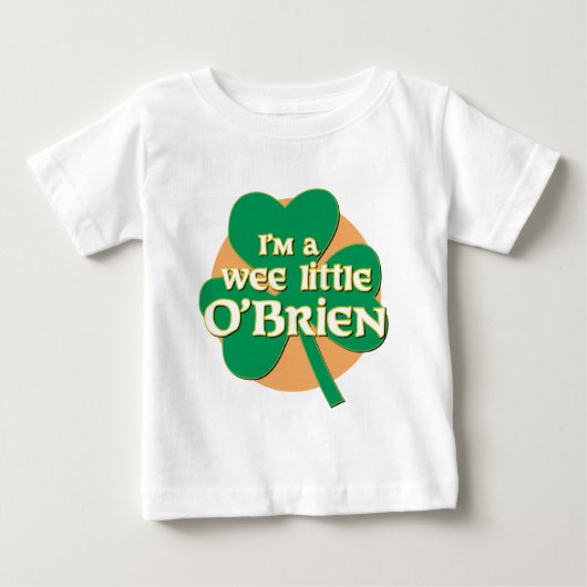 Ik ben een Wee Little O'Brien Long Sleeve Toddler  (Voorkant)