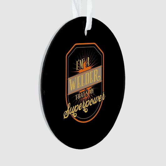 Ik ben een Welder Ornament (voorkant)