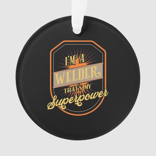 Ik ben een Welder Ornament (voorkant)