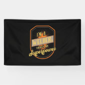 Ik ben een Welder Spandoek (Horizontaal)