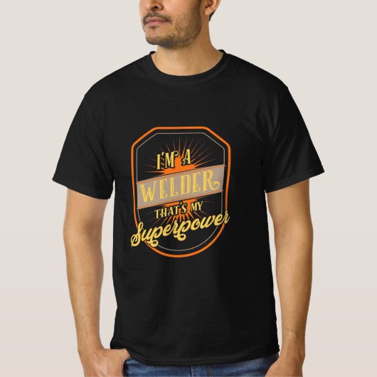 Ik ben een Welder T-shirt (Voorkant)