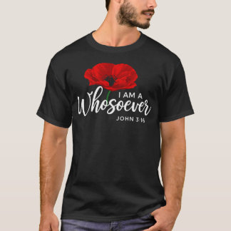 Ik Ben Een Wie Dan Ook Christelijke Bloem Vrouwen  T-shirt