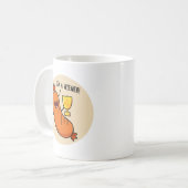 Ik ben een Wiener Hotdog Pun Mok (Voorkant links)