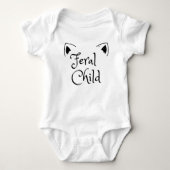Ik ben een wild kind - Wild Child Gift Romper (Voorkant)