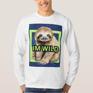 Ik ben een wilde mannen tshirt