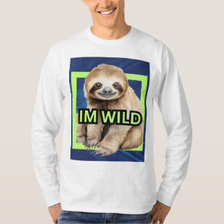 Ik ben een wilde mannen tshirt