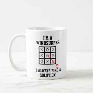 Ik ben een windsurfer, ik vind altijd een oplossin koffiemok