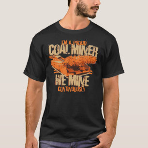 IK BEN EEN WINKELKUNDIGE MINER T-SHIRT