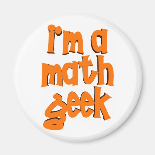 IK BEN EEN WISKUNDE GEEK MAGNEET (Voorkant)
