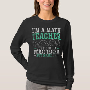 Ik ben een Wiskunde wiskundige wiskundige Schoo T-shirt