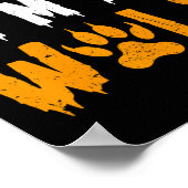 Ik ben een wolf grappig lui Halloween kostuum Poster (Hoek)