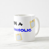 IK BEN EEN, WORKAHOLIC mok (Voorkant rechts)