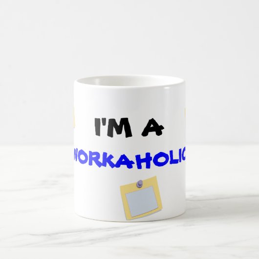 IK BEN EEN, WORKAHOLIC mok (Center)