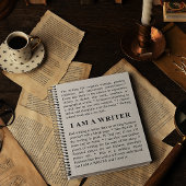 IK BEN EEN WRITER Custom Notitieboek