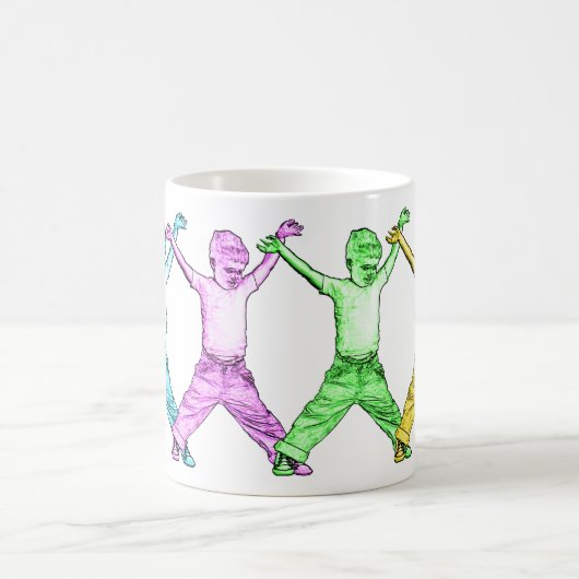 Ik ben een X!!! Koffiemok (Center)