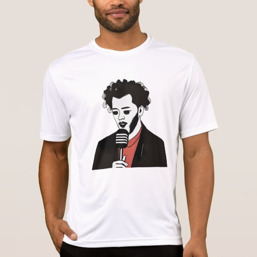 Ik ben een zangeres T-shirt (Voorkant)