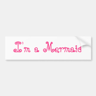 Ik ben een Zeemeermin Bumpersticker