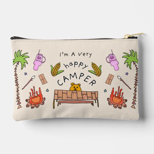 "Ik ben een zeer tevreden camper" Etui (Achterkant)