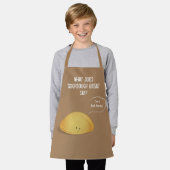 Ik ben een Zelfstarter Sourdough Brood Bruin Wit Schort (Gedragen)