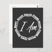 Ik ben een zinloos Geweldige Gezegde van Kindness Briefkaart (Voorkant / Achterkant)