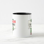 Ik ben een zombie voor mijn koffie Halloween Mok (Midden)